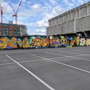 Milton Street Car Park Street Art Summer 2020